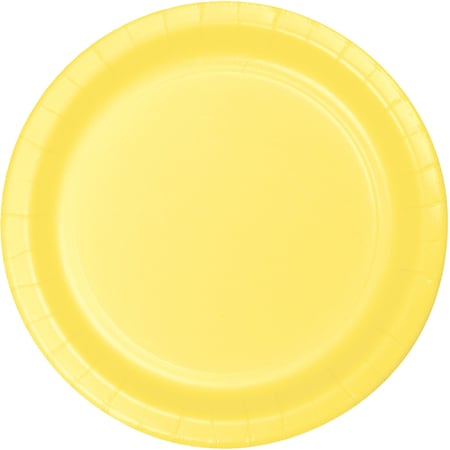 Touch Of Color 9" Mimosa Yellow Paper Plates 240 PK 47102B